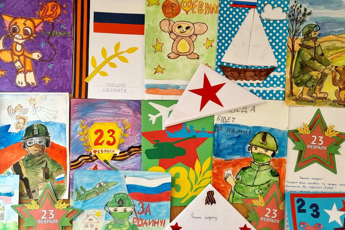 «Тёплое слово» защитникам Родины от юных севастопольцев