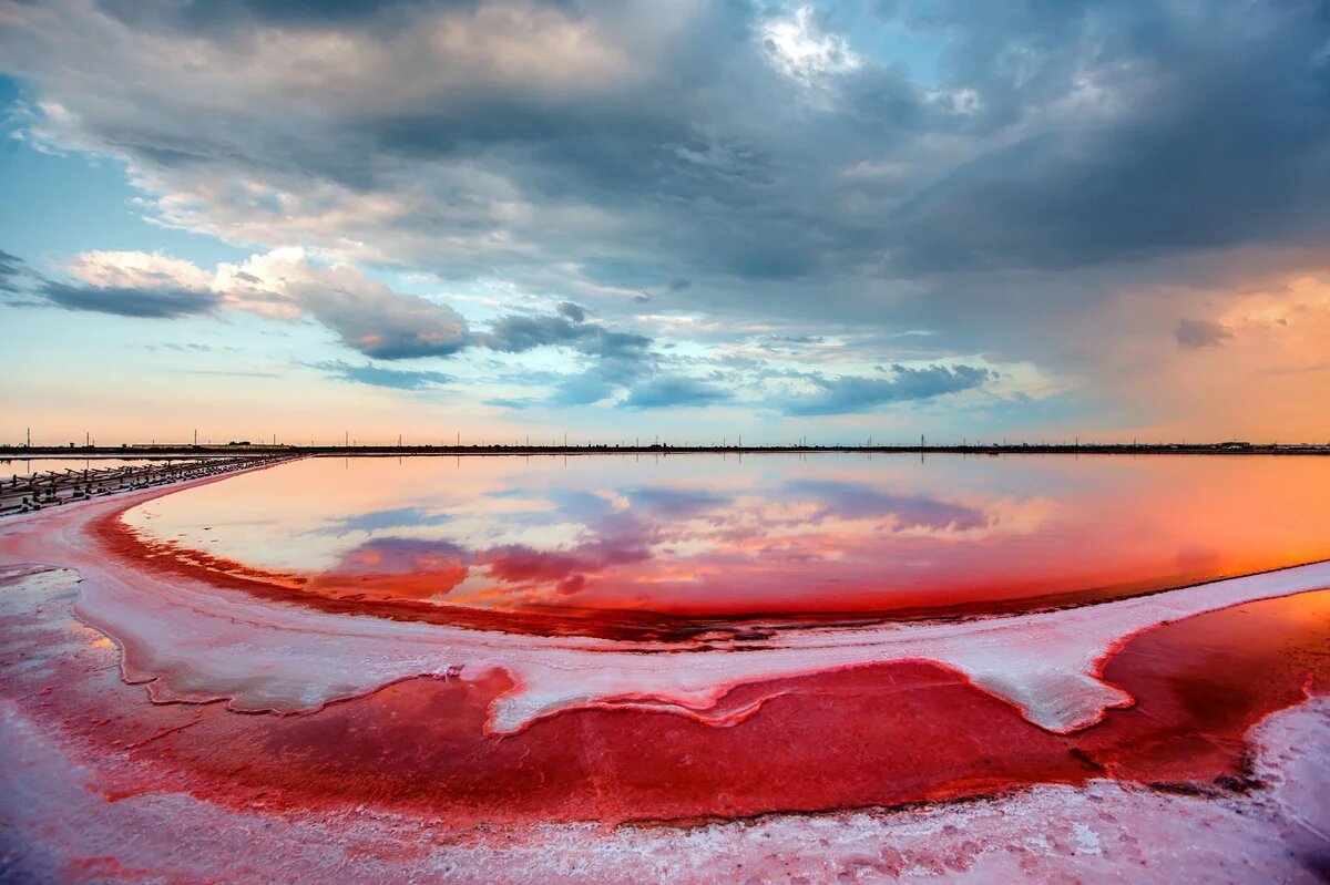 Солёное озеро Евпатории